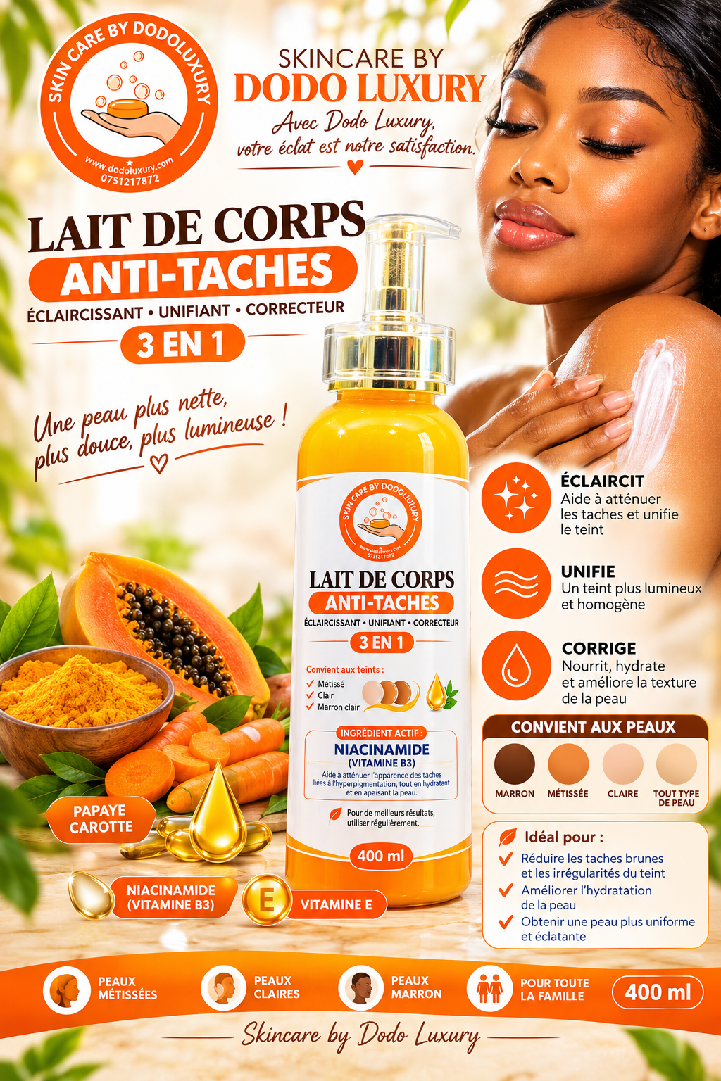 Lait anti-taches 400 g