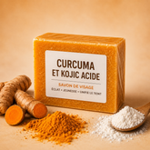 Savon visage au curcuma