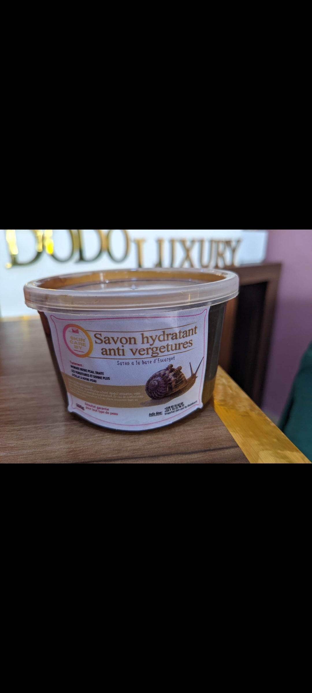 Savon anti vergetures