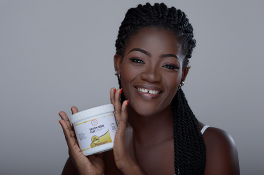 Savon noir pur naturel, nettoyant profond et exfoliant doux