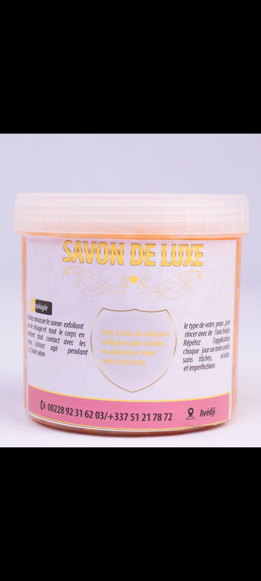 Savon de la gamme de luxe