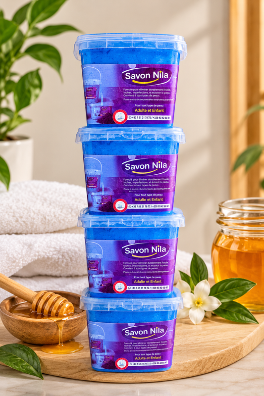 Savon Nila éclaircissant naturel, teint lumineux et uniforme