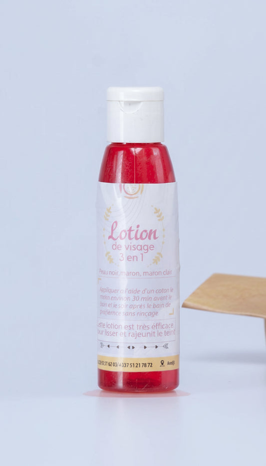 Lotion de visage 3 en 1 de la gamme marron (200 ml)