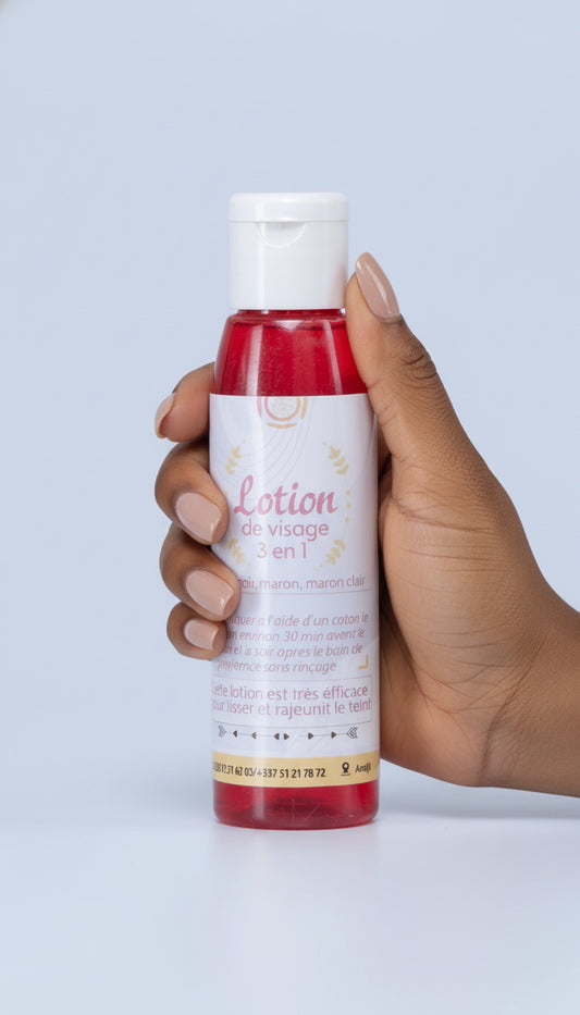 Lotion de visage 3 en 1 de la gamme marron (200 ml)