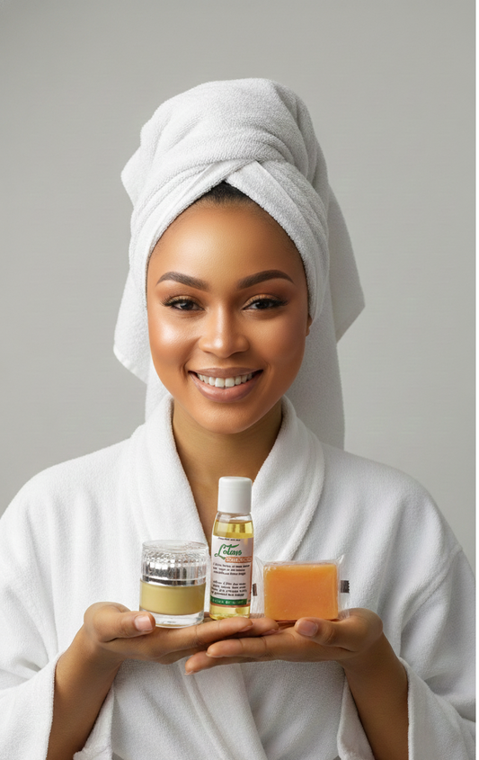 Kit visage de luxe éclaircissant, teint plus clair et net