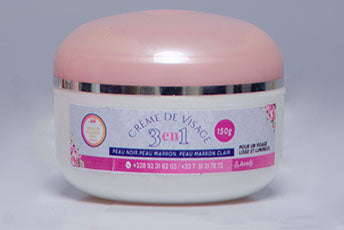 Crème de visage de la gamme marron (150g)