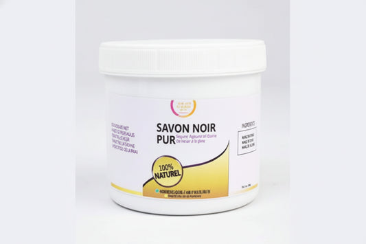 Savon noir pur naturel, nettoyant profond et exfoliant doux