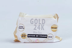 Le Savon GOLD 24K Dodo Luxury nettoie et eclairci le teint. Enrichi en  vitamine E, COLLAGEN ,ALPHA Arbutin il aide à purifier la peau et à réduire les imperfections.